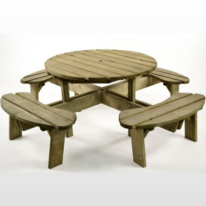Aberdeen Round Picnic Table