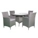 Nevada Round Dining Set - 4 Seater