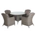 Paris Imperial Dining Set - Round 4 Seater