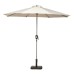 2.7m Ivory LED Crank & Tilt Parasol