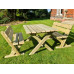 Ashcombe Table And Bench Set - 4 Seater