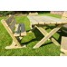 Ashcombe Table And Bench Set - 6 Seater