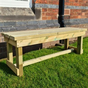 Butchers Heavy Duty Backless Outdoor Bench