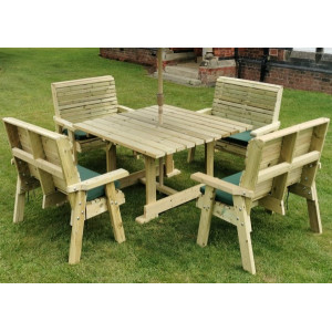 Ergo Table And Bench Set - 8 Seater Square