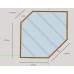 Four Seasons Corner Arbour with Polypropylene Roof