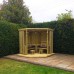 Four Seasons Corner Arbour with Polypropylene Roof