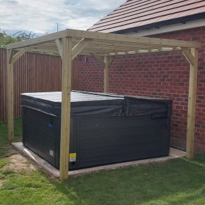Contemporary Pressure Treated Timber Pergola