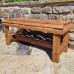 Valley Wooden Outdoor Backless Bench