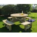 Westwood Pressure Treated 8 Seater Round Picnic Table