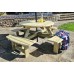 Westwood Pressure Treated 8 Seater Round Picnic Table