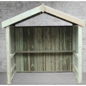 Extra Large Smoking Shelter With Apex Roof