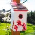 Poppy Saltbox Bird House