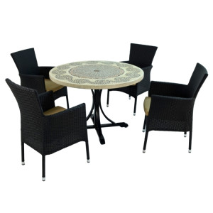 Avignon Dining Table & Stockholm Chairs