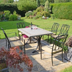 Burlington 150cm Rectangular Dining Table with Ascot Chairs