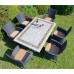 Burlington 150cm Rectangular Dining Table with Stockholm Chairs