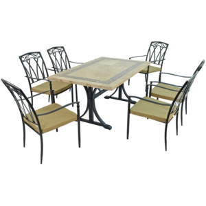 Charleston Dining Table With Ascot Chairs