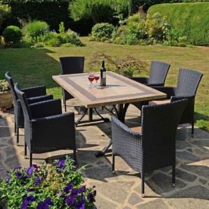 Charleston 150cm Rectangular Dining Table with Stockholm Chairs