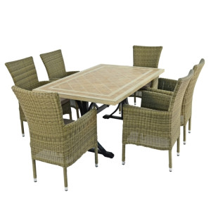 Hampton Dining Table With Dorchester Chairs