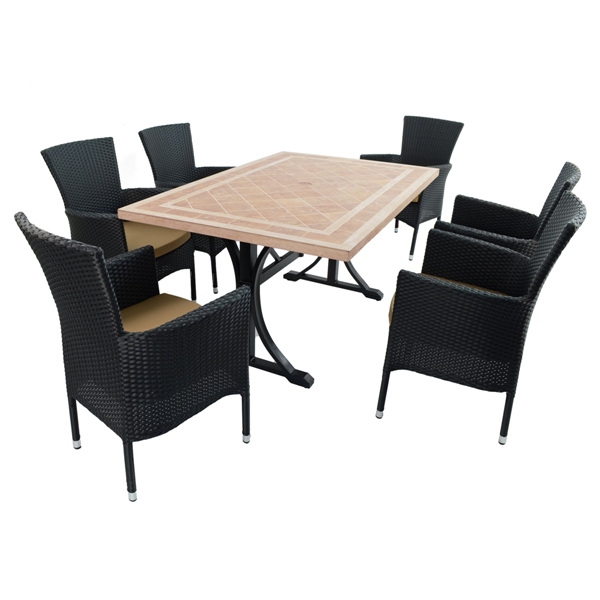 Hampton Dining Table With Stockholm Chairs