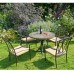 Monterey 100cm Dining Table with Ascot Chairs