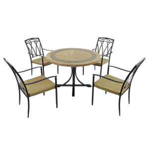 Vermont 110cm Dining Table with Ascot Chairs