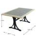 Wilmington Rectangular Patio Table with 6 Stockholm Chairs