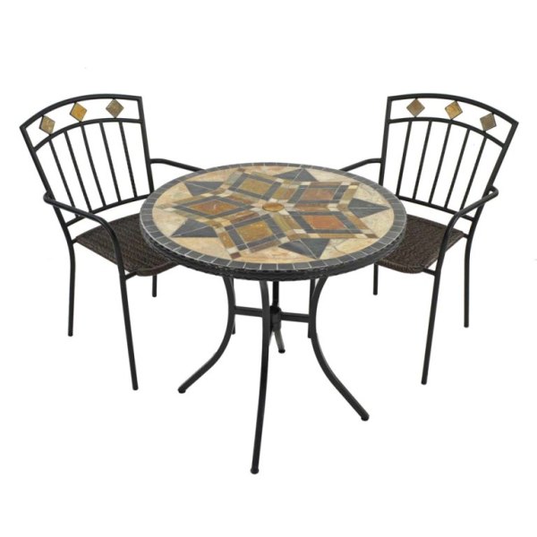 Darwin Bistro Table with Malaga Chairs
