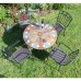 Granada Dining Table with Malaga Chairs