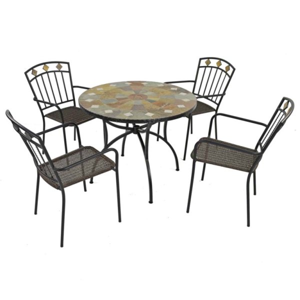 Granada Dining Table with Malaga Chairs