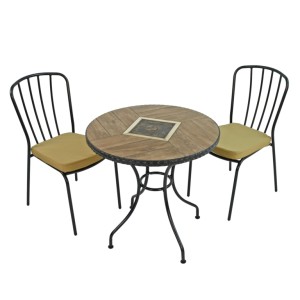 Haslemere Bistro Table with Milan Chairs