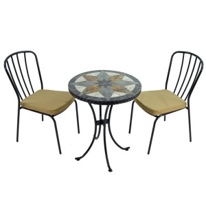 Montilla 60cm Bistro Table with Milan Chairs