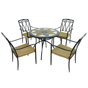 Montilla 91cm Dining Table with Ascot Chairs