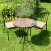 Ondara 60cm Bistro Table with Milan Chairs