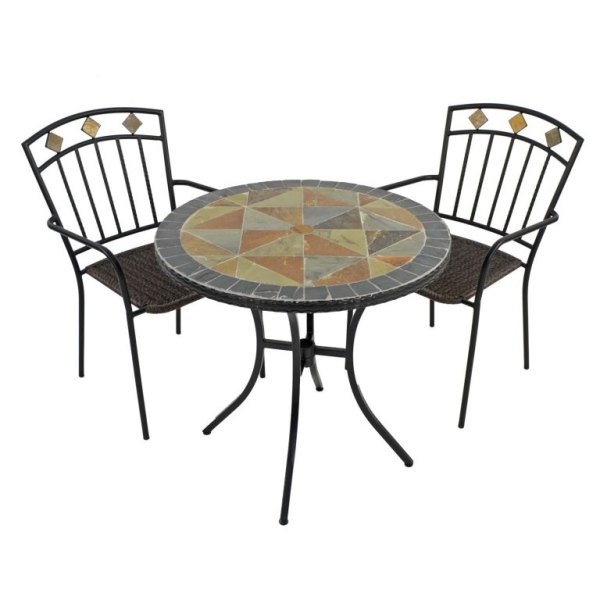 Tobarra Bistro Table with Malaga Chairs