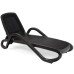 Alfa Anthracite Plastic Sun Lounger