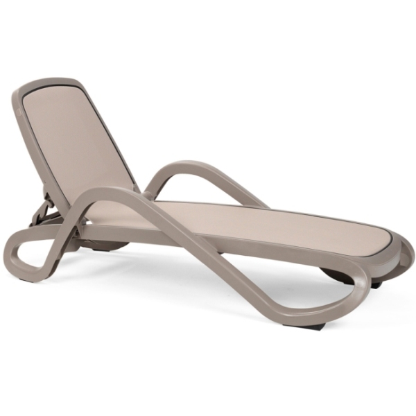 Alfa Sun Lounger - Turtle Dove Grey