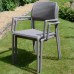 Bora All-Weather Stacking Dining Armchair - Pack of 2