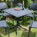 Clip 70cm Square All-Weather Plastic Patio Table