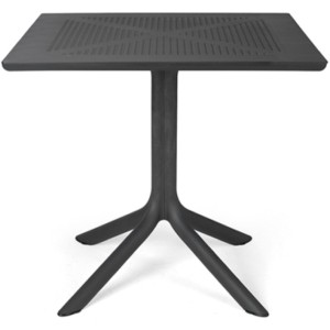 Clip 70cm Square All-Weather Plastic Patio Table