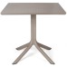 Clip 70cm Square All-Weather Plastic Patio Table