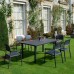 Libeccio Extending Table with 6 Bora Chairs