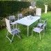 Libeccio Extending Table with 2 Darsena & 4 Bora Chairs