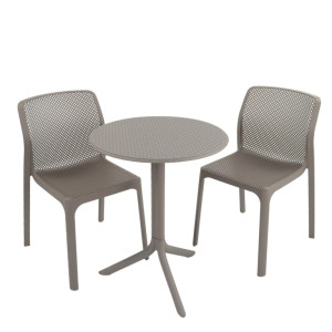 Step Bistro Table With Bit Chairs