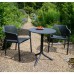 Step All-Weather Height Adjustable 60cm Table with Net Chairs