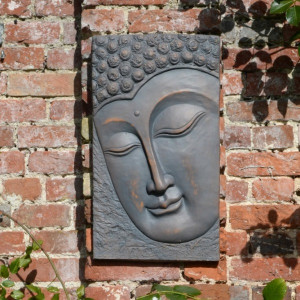 Buddha Wall Plaque - Portrait
