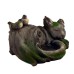 Driftwood Effect 19cm Cat Statue