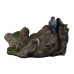 Driftwood Effect 19cm Cat Statue
