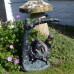 Bronze Effect 50cm Tyre Swing Garden Ornament