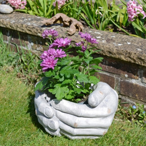 Cupped Hands Planter