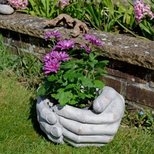Cupped Hands Planter